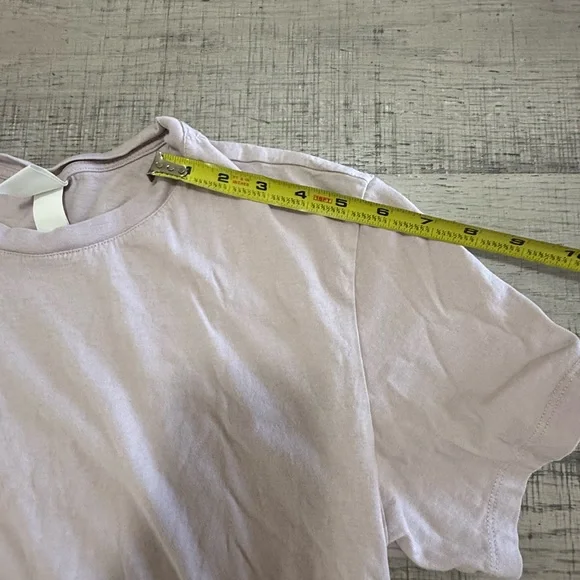 H&M Basics Light Grey Men’s Short Sleeve T-Shirt Size Medium - Picture 8 of 10